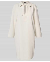 Joop! - Knielanges Kleid mit Schlüsselloch-Ausschnitt Modell 'Darcy' - Lyst