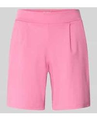 Ichi - Shorts Met Elastische Tailleband Model 'Kate' - Lyst
