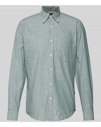 BOSS - Slim Fit Freizeithemd Mit Button-Down-Kragen Modell 'Rickert' - Lyst