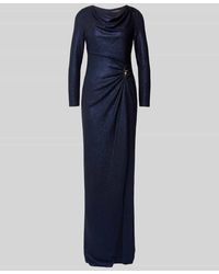 Vera Mont - Abendkleid mit Wasserfall-Ausschnitt - Lyst