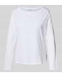 Marc O' Polo - Shirt Met Lange Mouwen Van Katoen Met Logodetail - Lyst