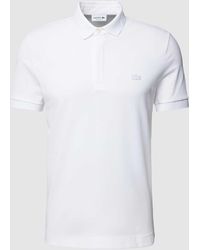 Lacoste - Regular Fit Zakelijk Overhemd Met Structuurmotief - Lyst