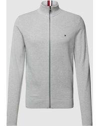 Tommy Hilfiger - Gebreid Jack Met Logostitching - Lyst