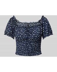 ONLY - Regular Fit Top Mit Allover-Muster Modell 'Hillary' - Lyst