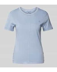 G-Star - T-shirt Met Labelstitching - Lyst