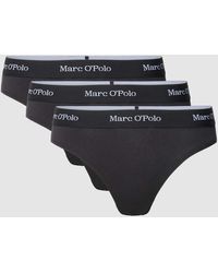 Marc O' Polo - Slip mit elastischem Logo-Bund im 3er-Pack - Lyst