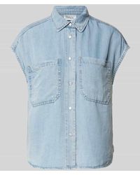 My Essential Wardrobe - Regular Fit Jeanshemd Mit Brusttaschen - Lyst