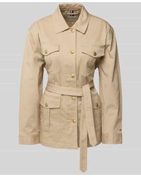 Tommy Hilfiger - Regular Fit Hemdjacke mit goldfarbenen Knöpfen - Lyst