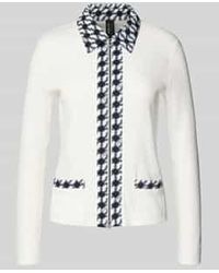 Marc Cain - Shirt Met Lange Mouwen Met Tweewegritssluiting - Lyst
