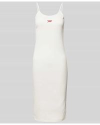 Tommy Hilfiger - Midikleid in Ripp-Optik - Lyst
