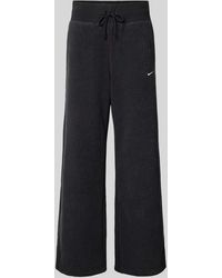 Nike - Wide Leg Sweatpants mit Logo-Stitching - Lyst