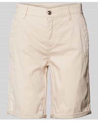 M·a·c - Regular Fit Chino-Shorts mit Gürtelschlaufen - Lyst