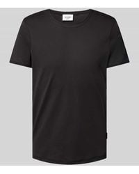 Joop! - T-Shirt mit geripptem Rundhalsausschnitt Modell 'Caspian' - Lyst