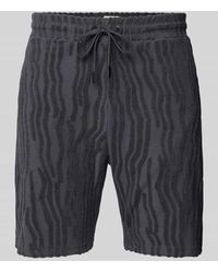 Scotch & Soda - Regular Fit Sweatshorts Mit Strukturmuster - Lyst
