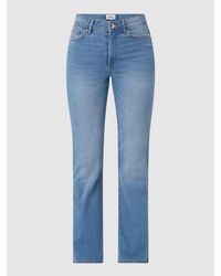 ONLY Flared Cut Jeans mit Viskose-Anteil Modell 'Wauw' - Blau