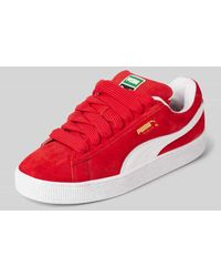 PUMA - Sneaker Mit Label-Details Modell 'Suede' - Lyst