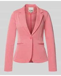 Ichi - Regular Fit Blazer Met Reverskraag Model 'Kate' - Lyst