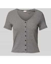 Levi's - T-Shirt Met Doorknoopsluiting, Model 'Muse' - Lyst