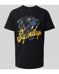 Superdry - T-Shirt mit Motiv- und Statement-Print Modell 'TATTOO SCRIPT' - Lyst