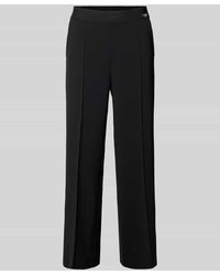 Cambio - Straight Fit Stoffhose mit Ziernaht Modell 'Cameron' - Lyst