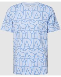 adidas - T-shirt Van Katoen Met All-over Print - Lyst
