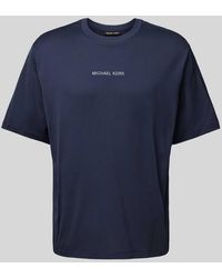 Michael Kors - T-Shirt mit Label-Stitching Modell 'VICTORY' - Lyst