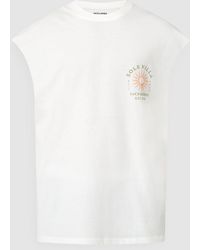 Jack & Jones T-shirt Met Print, Model 'solar' - Wit