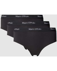 Marc O' Polo - Slip mit elastischem Logo-Bund im 3er-Pack Modell 'ESSENTIALS' - Lyst