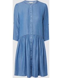 Tom Tailor Synthetisch Jurk Met Streepmotief in het Blauw Dames Kleding voor voor Jurken voor Casual jurken 