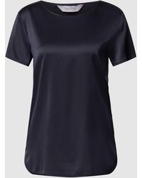 Max Mara - Seidenshirt mit Rundhalsausschnitt Modell 'CORTONA' - Lyst