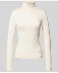 Guess - Shirt Met Lange Mouwen En Opstaande Kraag, Model 'Anita' - Lyst
