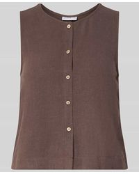 Jake*s - Bluse aus Viskose-Mix mit Knopfleiste - Lyst