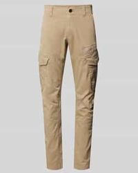 PME LEGEND - Tapered Fit Cargobroek Met Labelprint - Lyst