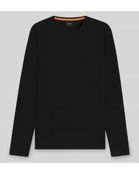 BOSS - Regular Fit Shirt Met Lange Mouwen En Wafelstructuur, Model 'Tempesto' - Lyst