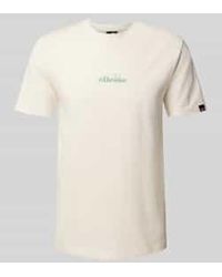 Ellesse - T-shirt Met Labelprint - Lyst