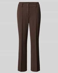 Cambio - Stoffen Broek Met Verkorte Pasvorm, Model 'Farah' - Lyst