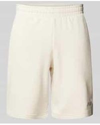 PUMA - Regular Fit Sweatshorts Met Labelstitching - Lyst