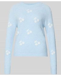 Vero Moda - Regular Fit Strickpullover mit Intarsien Modell 'DOFFY INTARSIA' - Lyst