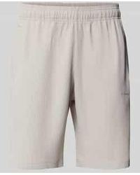 PEGADOR - Relaxed Fit Korte Broek Met Plissévouwen, Model 'Troy' - Lyst