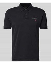 Napapijri - Regular Fit Poloshirt mit Label-Print Modell 'elbas' - Lyst