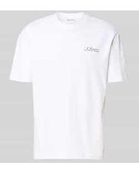 Only & Sons - Regular Fit T-Shirt Van Pure Biologisch Katoen Model 'Fred Life' - Lyst