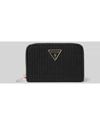 Guess - Portemonnaie in Flecht-Optik Modell 'PHAEDRA' - Lyst