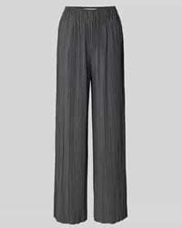 Samsøe & Samsøe - Wide Leg Stoffen Broek Met Elastische Band - Lyst