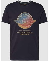 PME LEGEND - T-Shirt mit Rundhalsausschnitt - Lyst