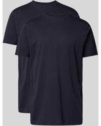 Lerros - T-shirt Met Ronde Hals - Lyst