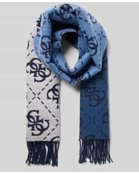 Guess - Sjaal Met Viscose, Model 'Jacquard' - Lyst