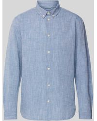 Knowledge Cotton - Regular Fit Vrijetijdsoverhemd Met Button-downkraag - Lyst