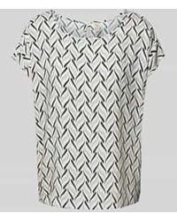 Soya Concept - Regular Fit Blouseshirt Met Ronde Hals - Lyst
