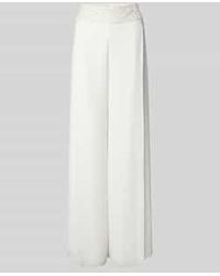 Marc Cain - Wide Fit Broek Met Kralen En Ritssluiting Opzij - Lyst