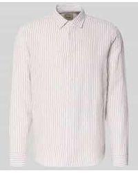 Only & Sons - Regular Fit Vrijetijdsoverhemd Van Mix Van Katoen En Linnen Model 'Caiden' - Lyst